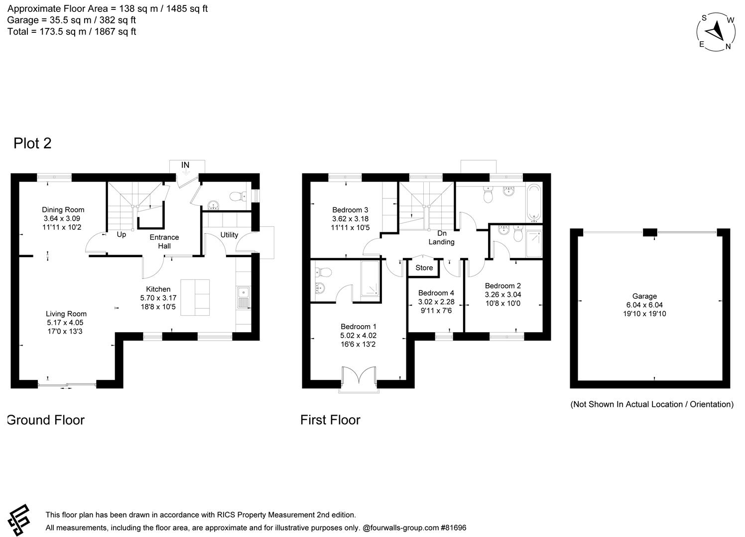 Martins Yard, Plot 2, Silver Street, Gastard floorplan