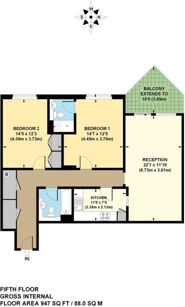 2 Bedrooms Flat for sale in 4 Wingfield Court, Newport Avenue, London E14
