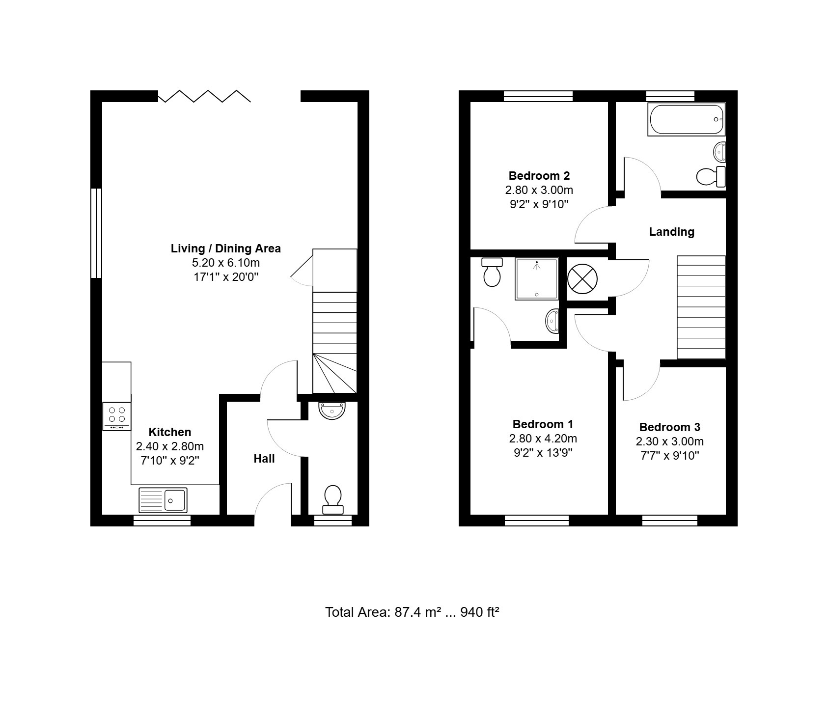 Meadowsweet, 61 Sutton Estate, King's Lynn floorplan