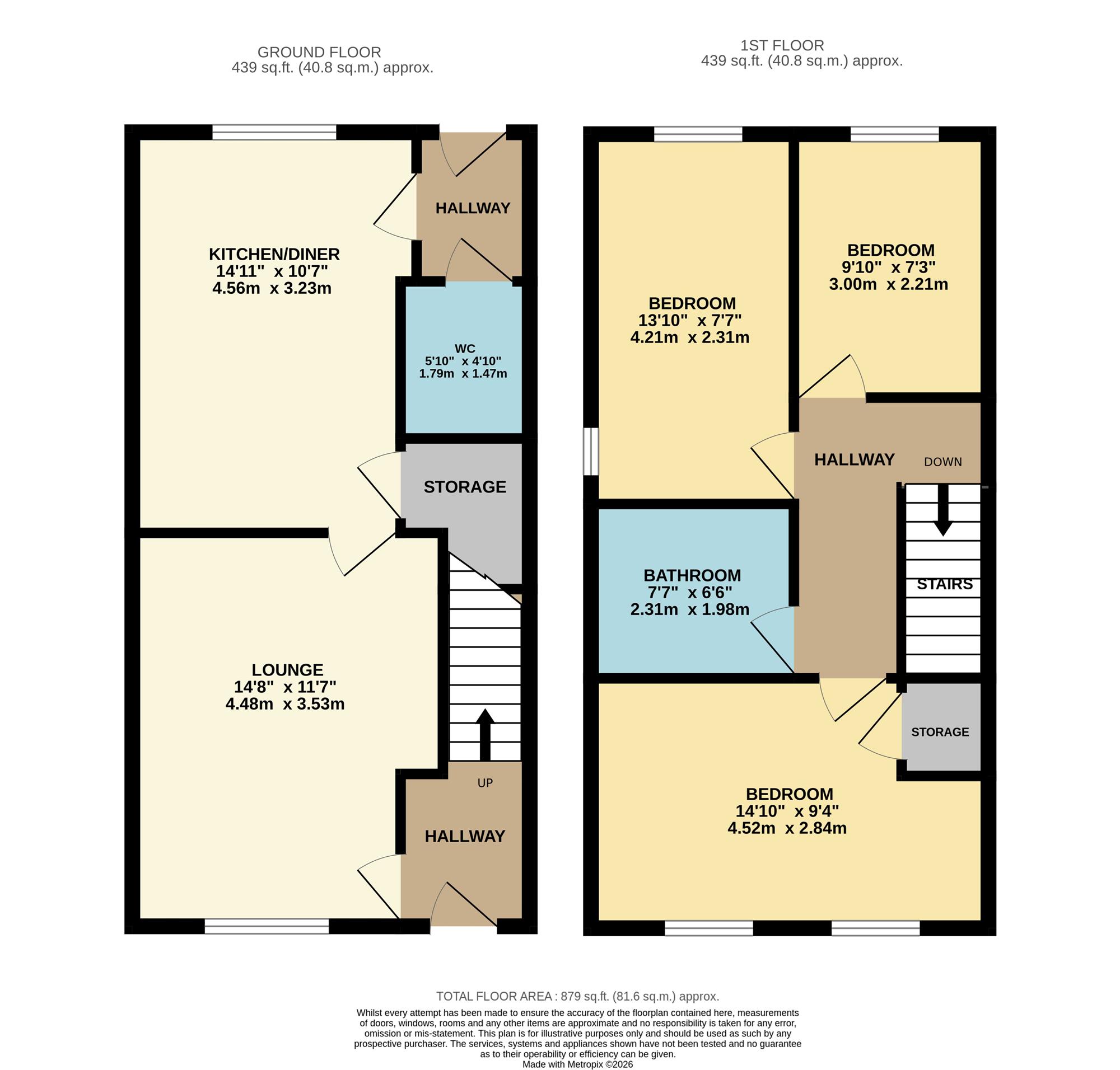 2, Knockhill Close, Burton Latimer floorplan