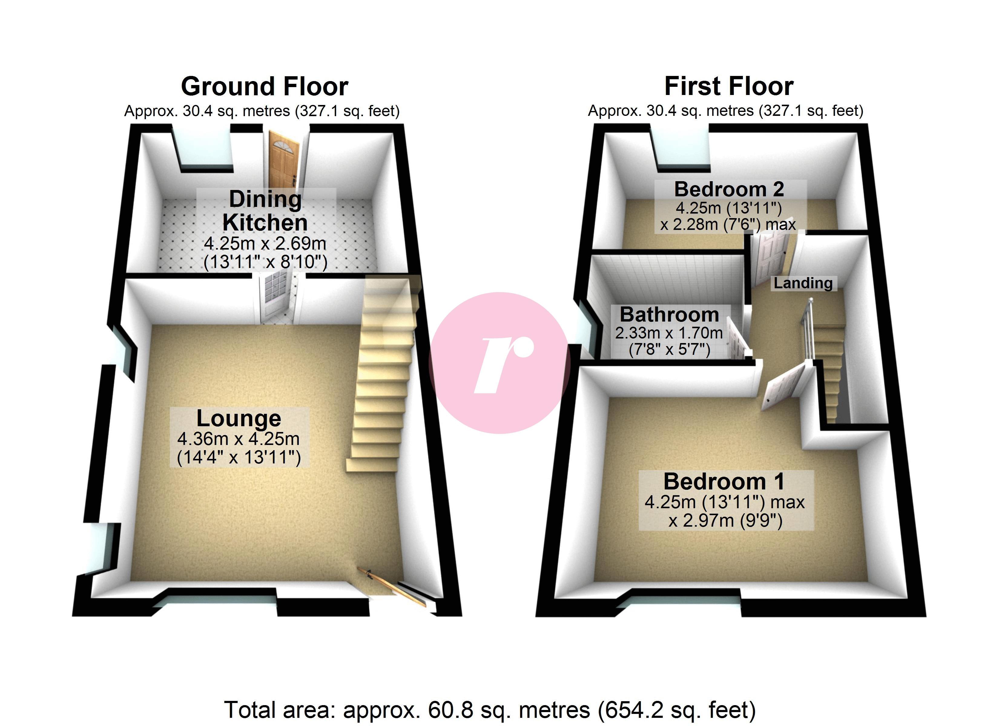138, Dixon Closes, Rochdale floorplan