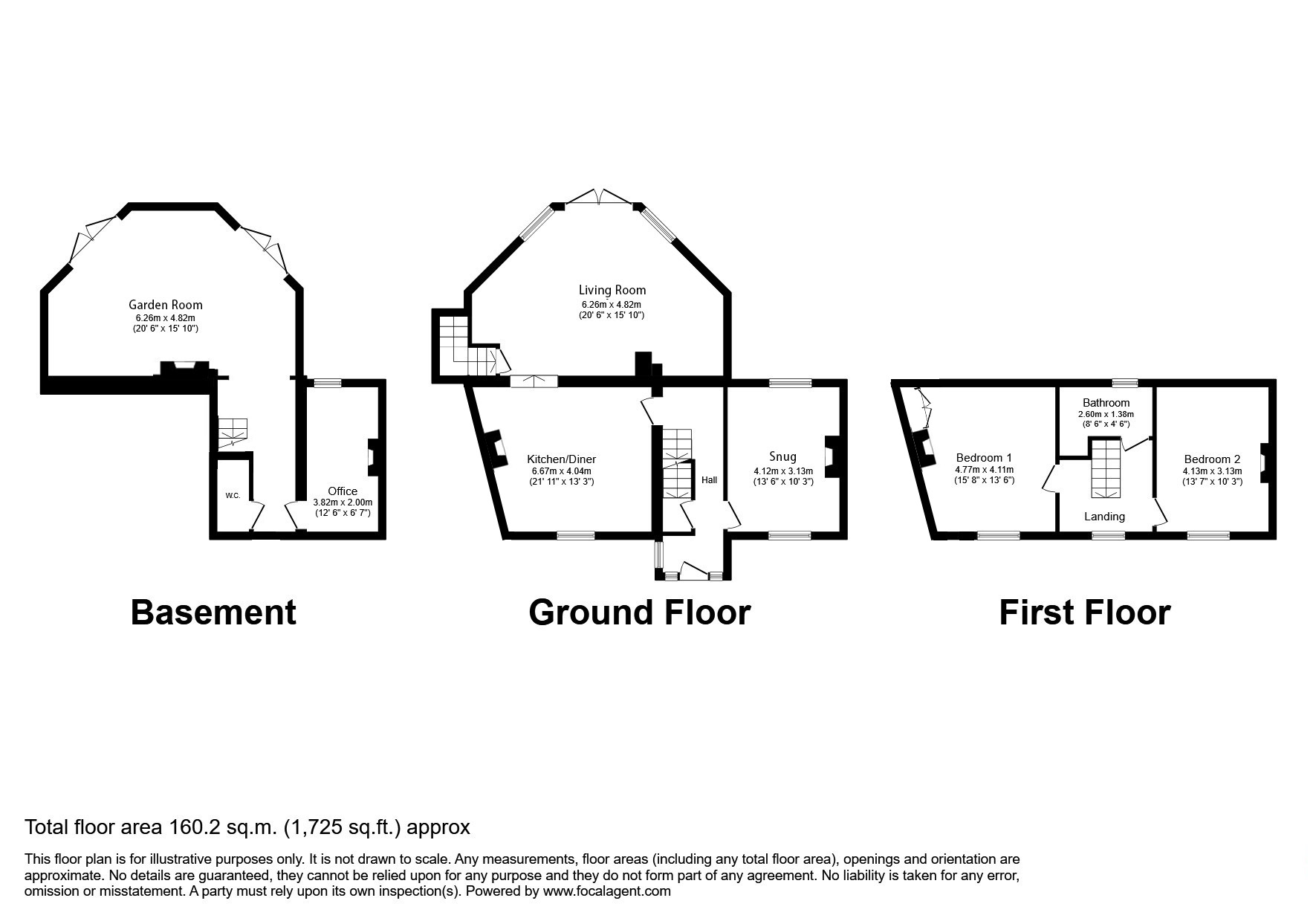 The Cottage, Chase Road, Malvern floorplan