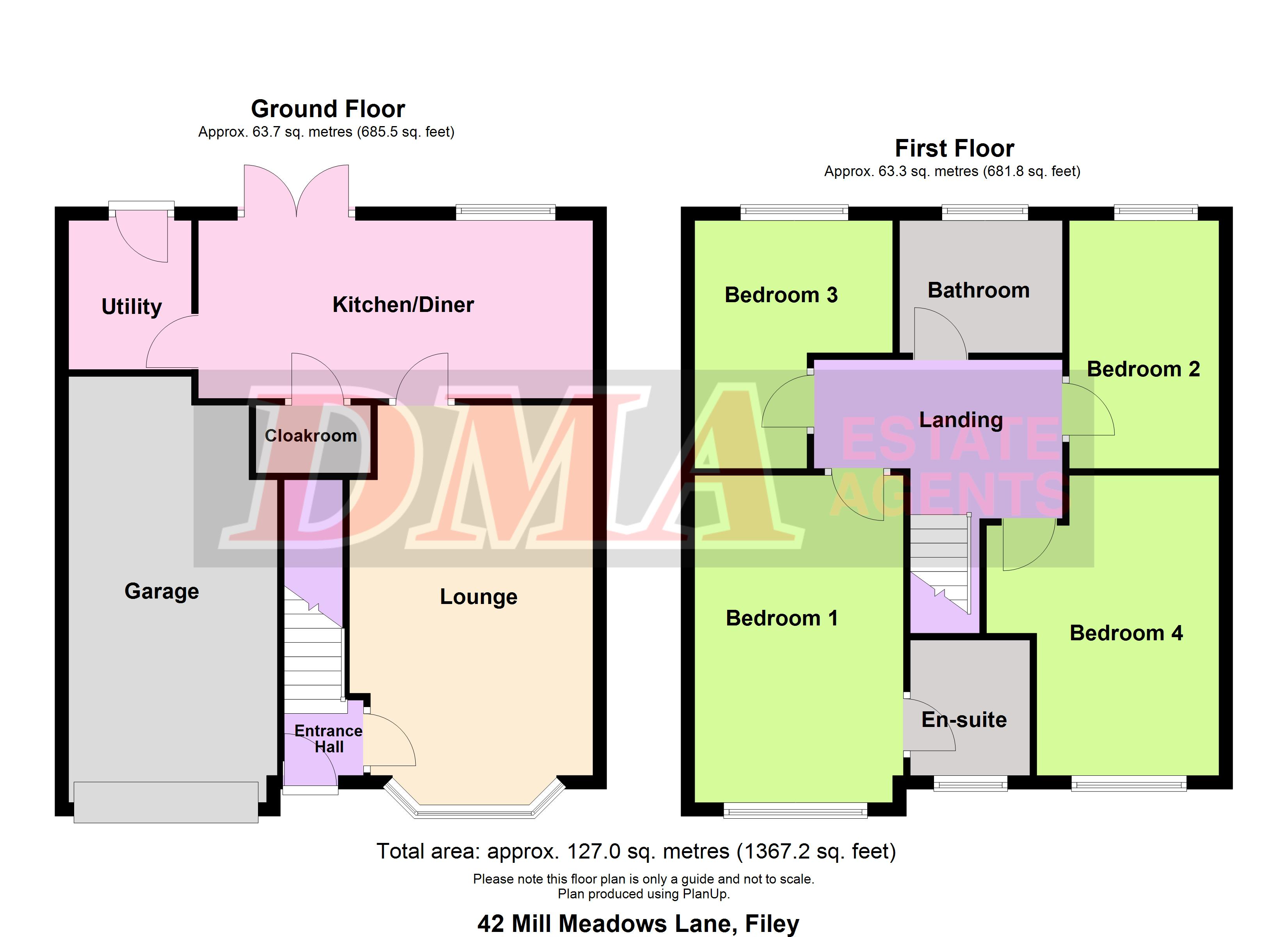 42, Mill Meadows Lane, Filey floorplan
