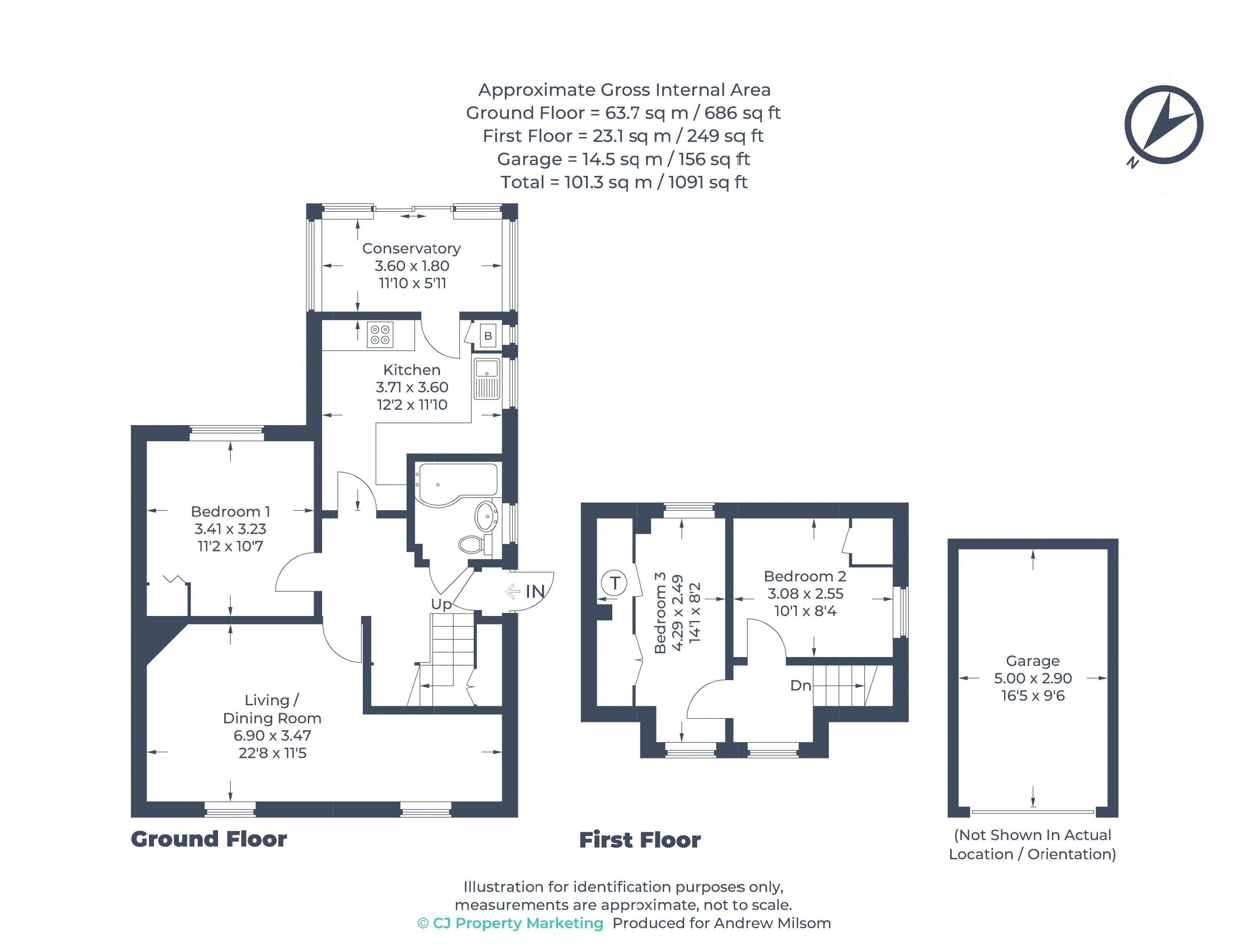 11A, East Ridge, Bourne End floorplan