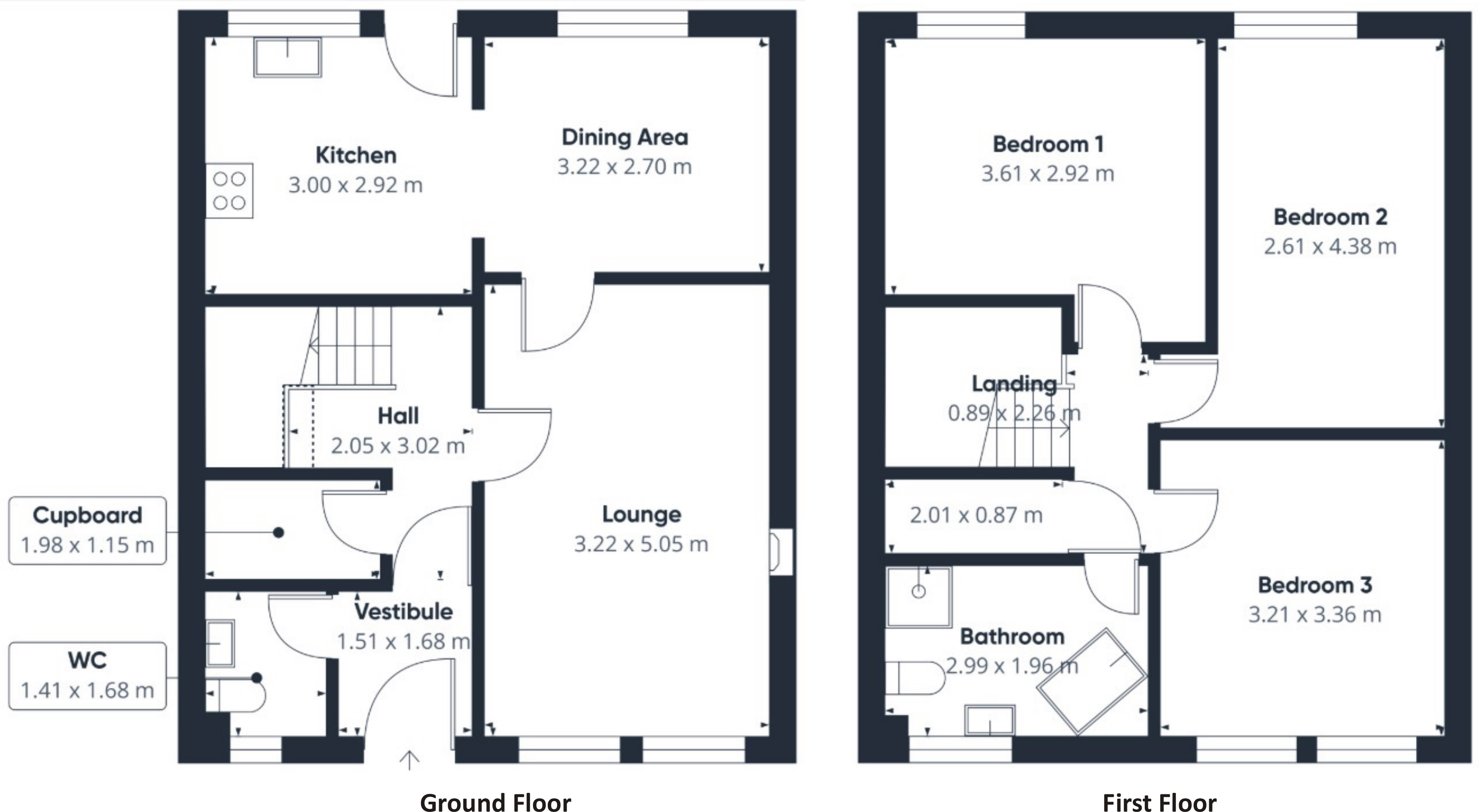 55, Burnside, Alness floorplan