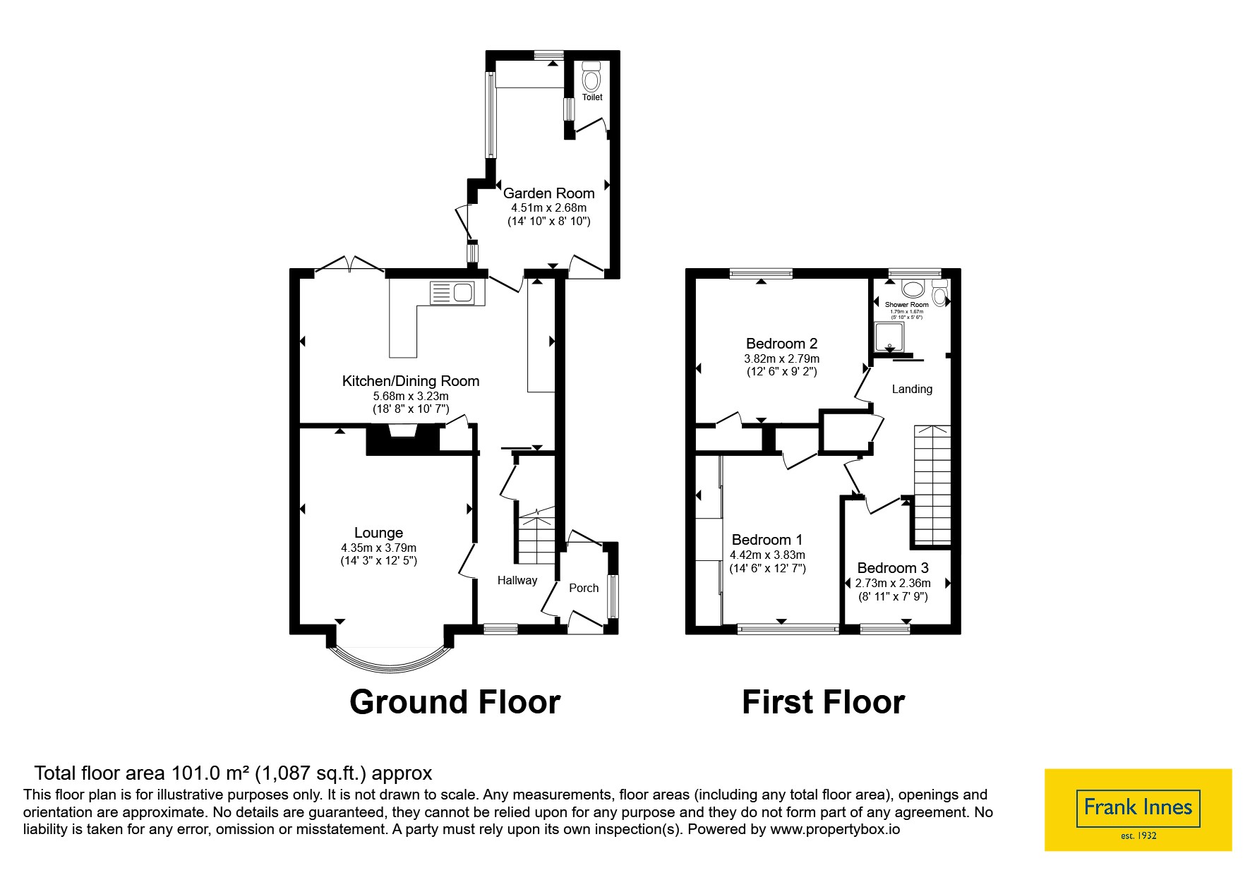 58, Davenport Road, Leicestershire floorplan