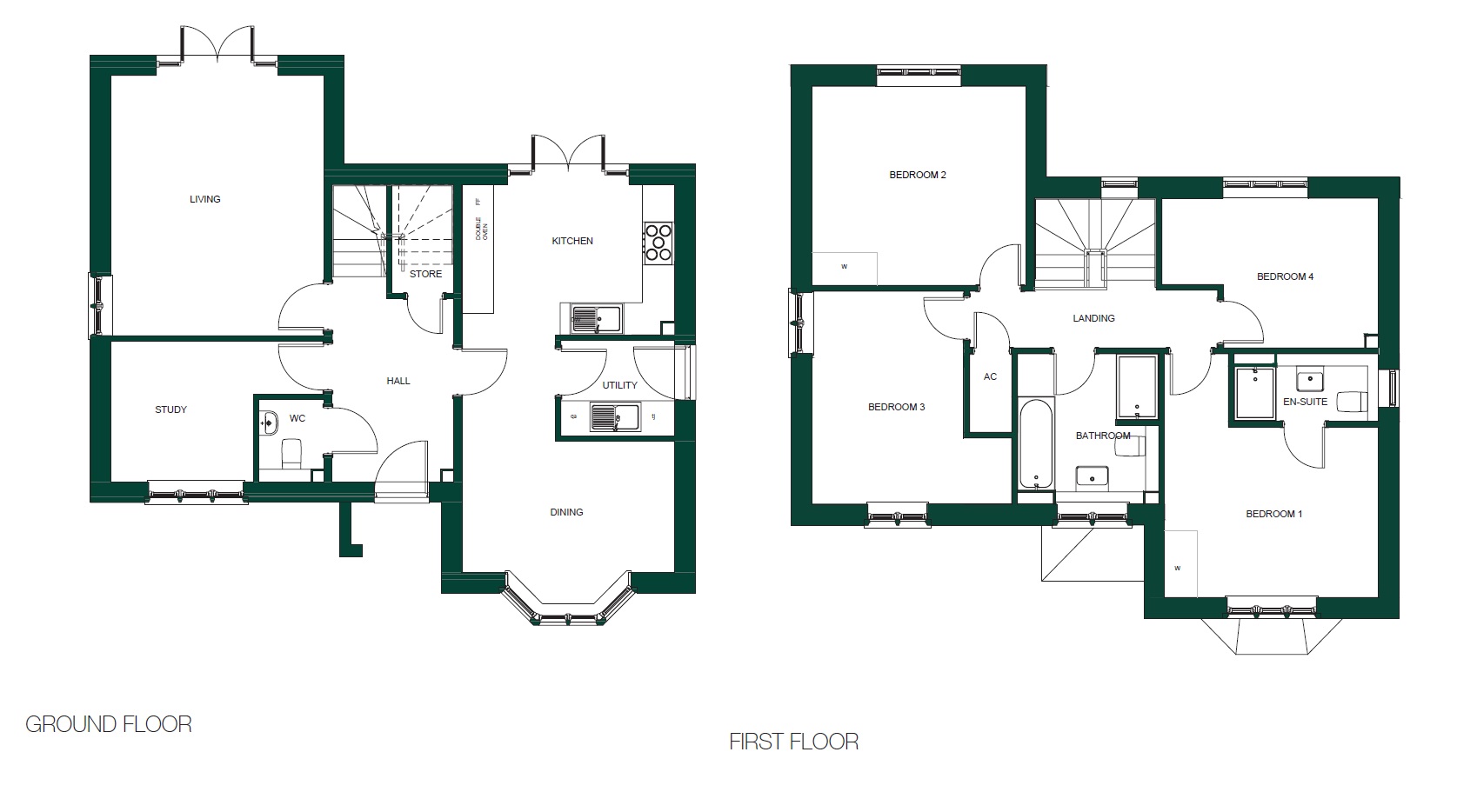 Plot 23, The Bourton, Ampney Meadows, Cirencester floorplan
