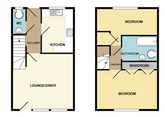 2 Bedrooms Terraced house to rent in Bellings Road, Haverhill CB9