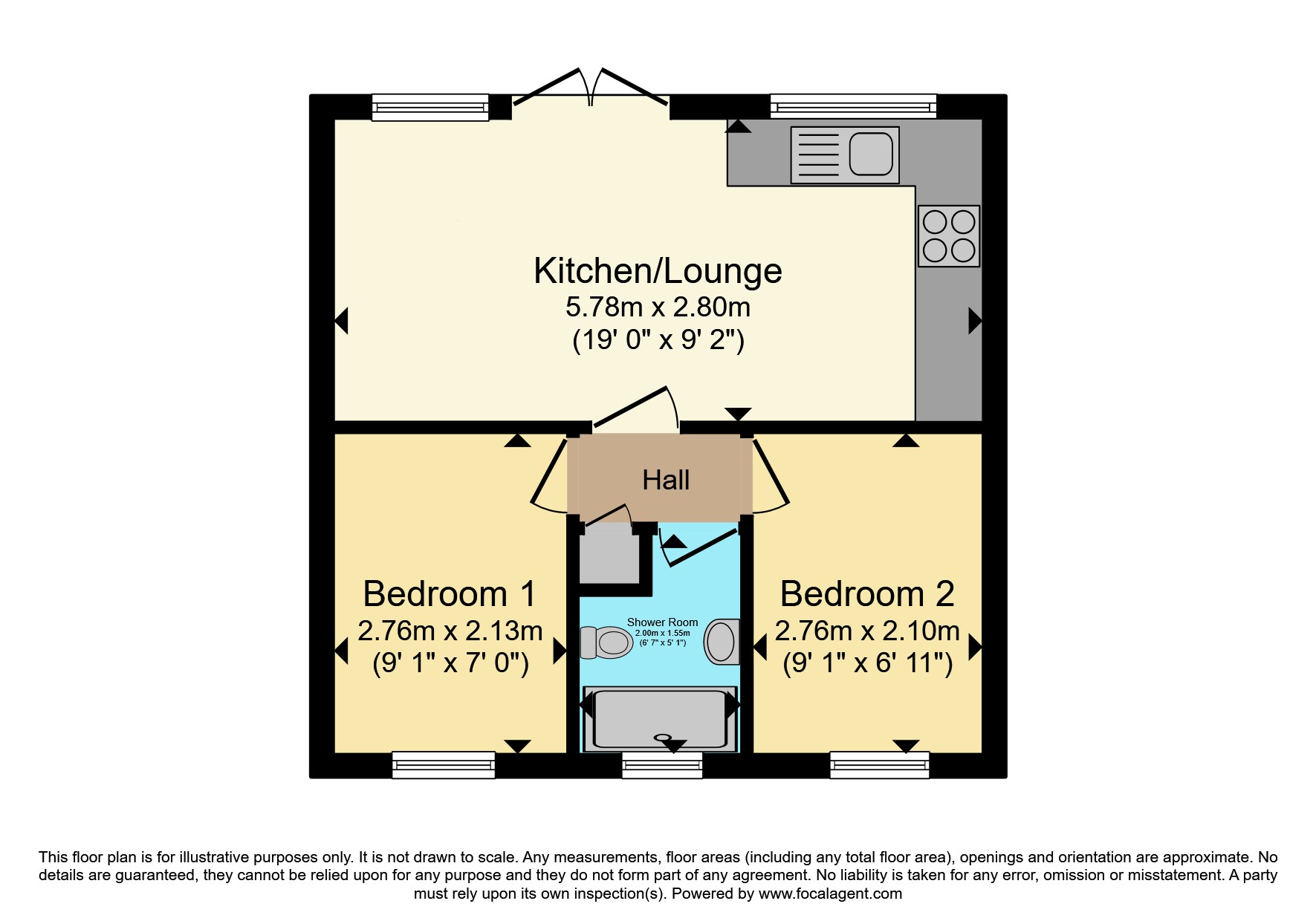 189 Treva Croft,, St. Ives Holiday Village, St. Ives floorplan