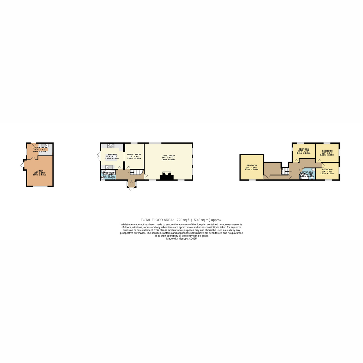 Greenfield Farm Cottage, Greenfield Road, Colne floorplan