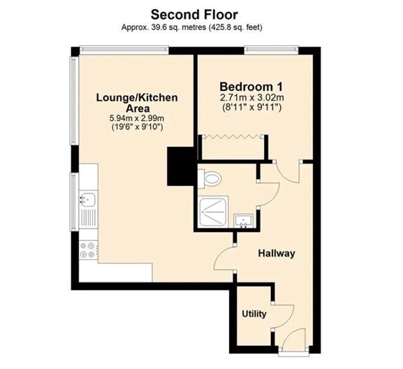 Flat 17, Skyline Apartments, The Causeway, Goring-by-Sea floorplan