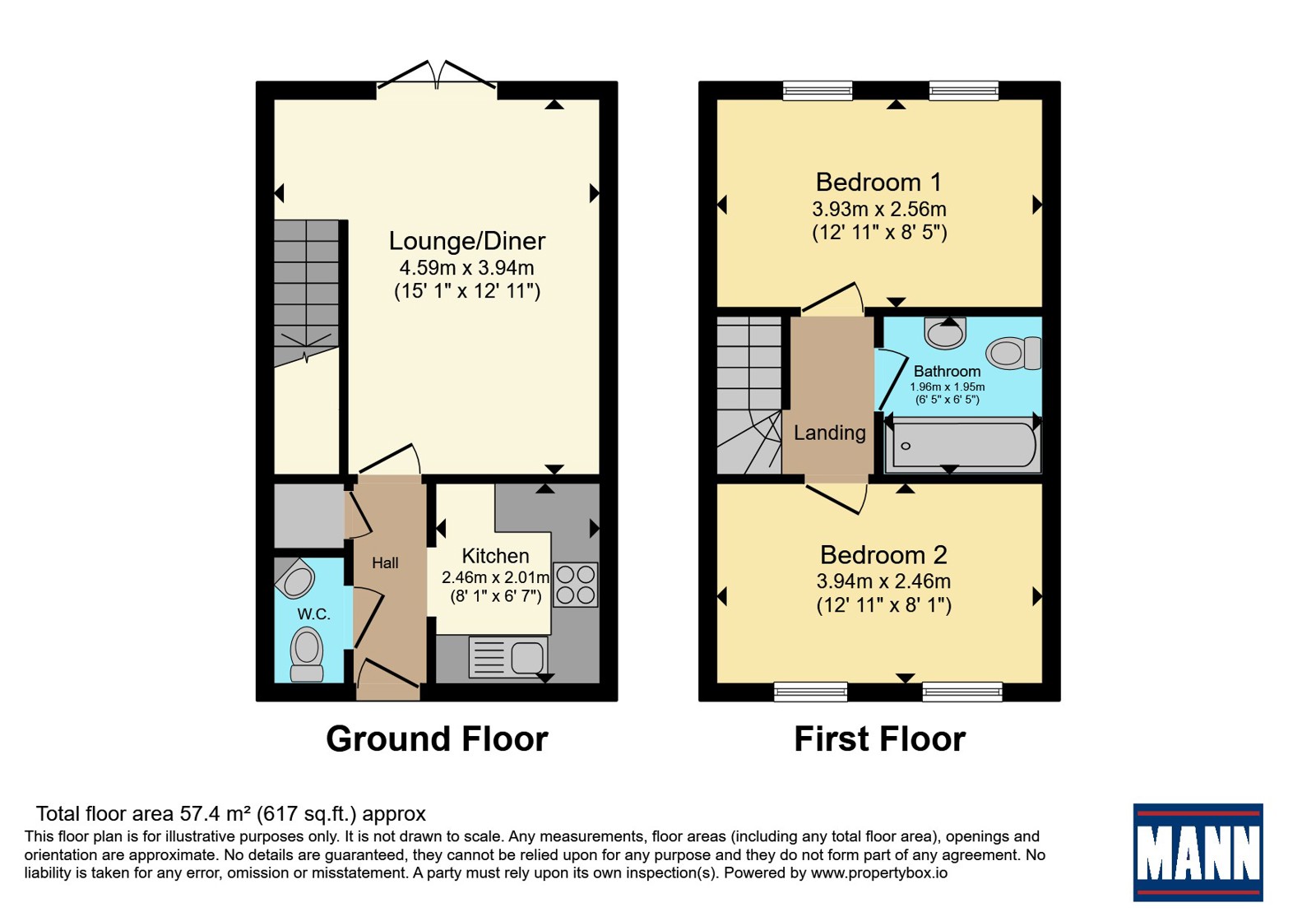 64, Kentlea Road, London floorplan