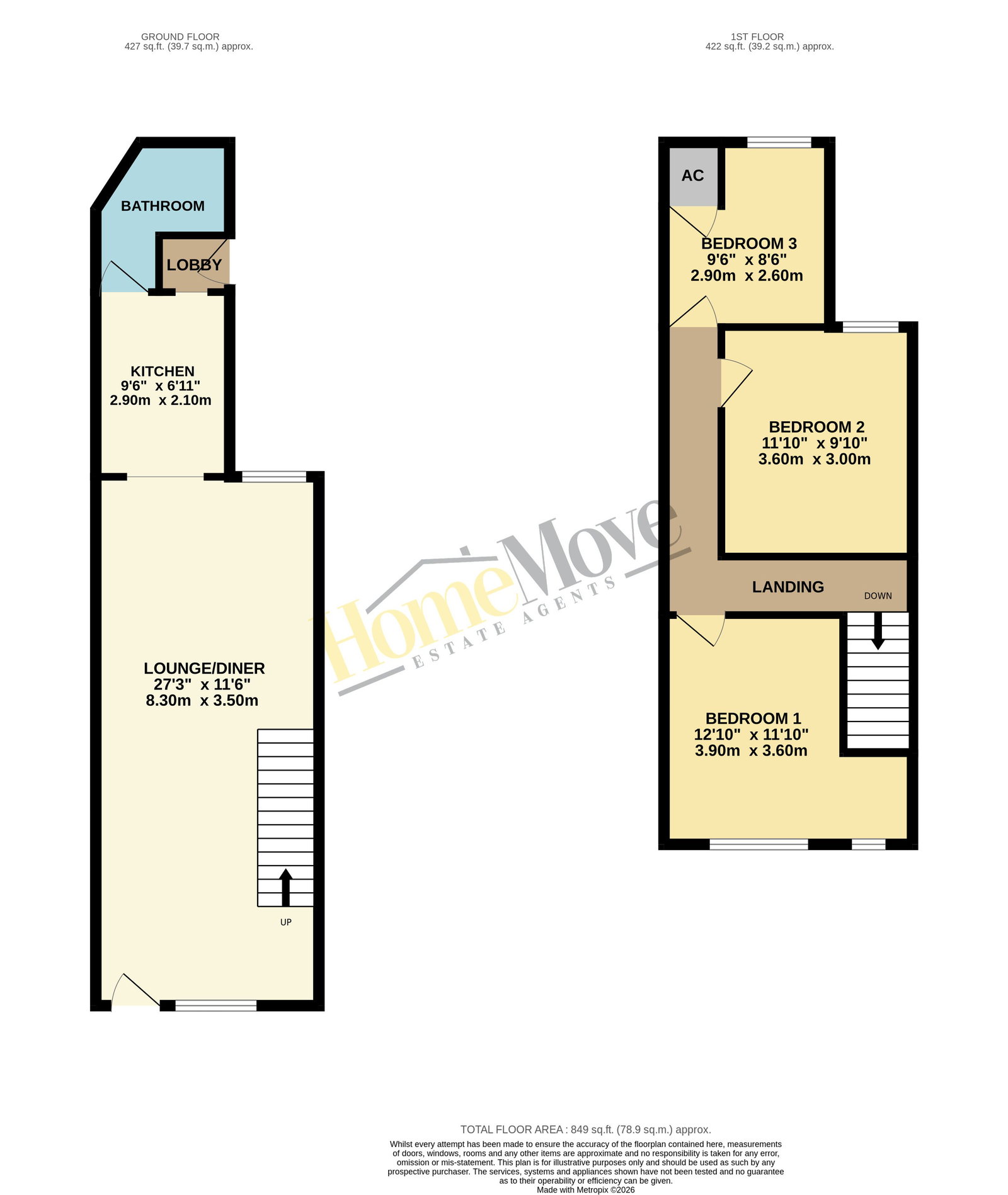 Victoria Road, Coalville floorplan