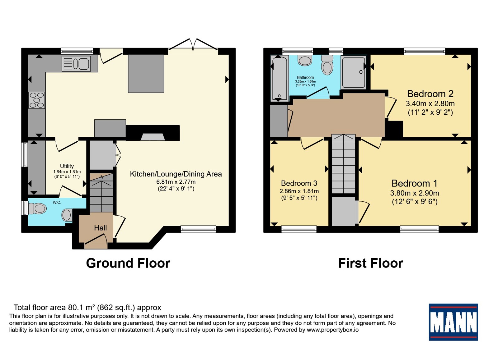 The Tideway, Kent floorplan