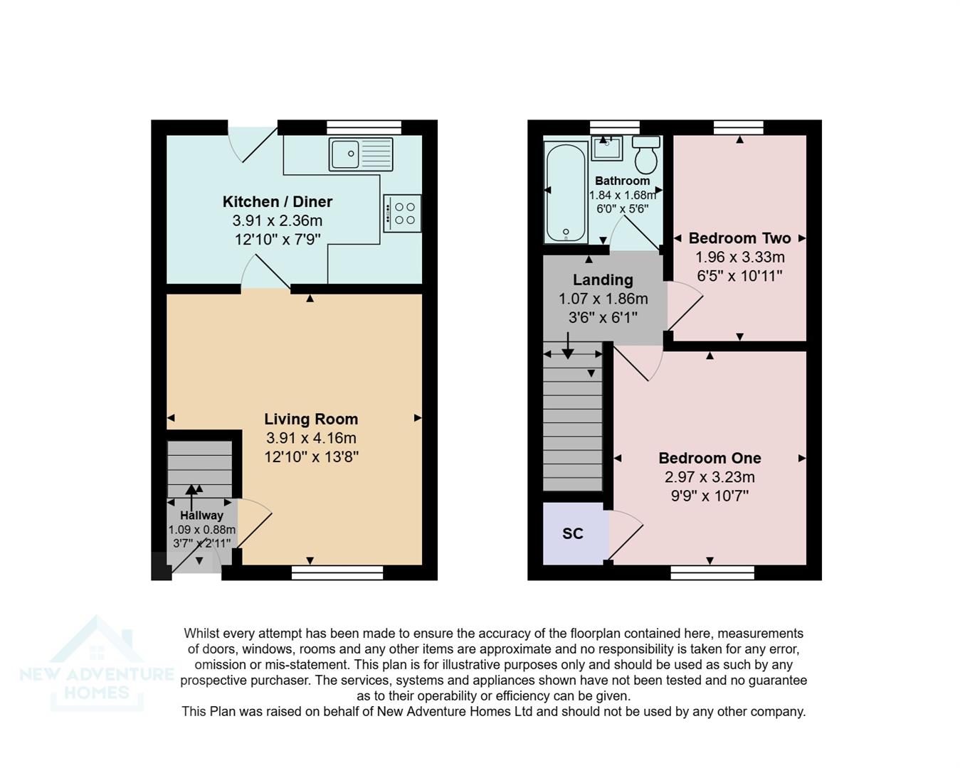 11, St. Matthews Close, Crewe floorplan