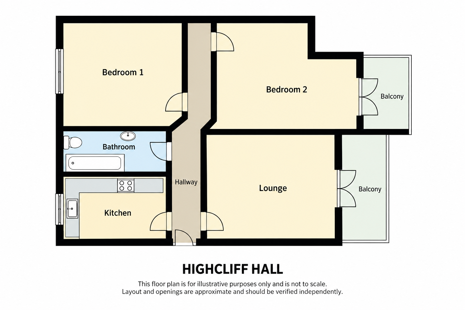 Highcliffe Hall, 16,Flat 11, Eastern Esplanade, Margate floorplan