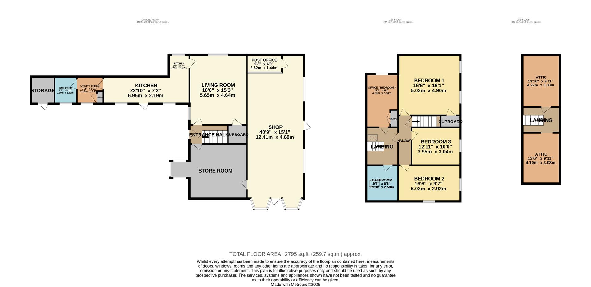 Residential, Banham Post Office, The Green, Banham floorplan