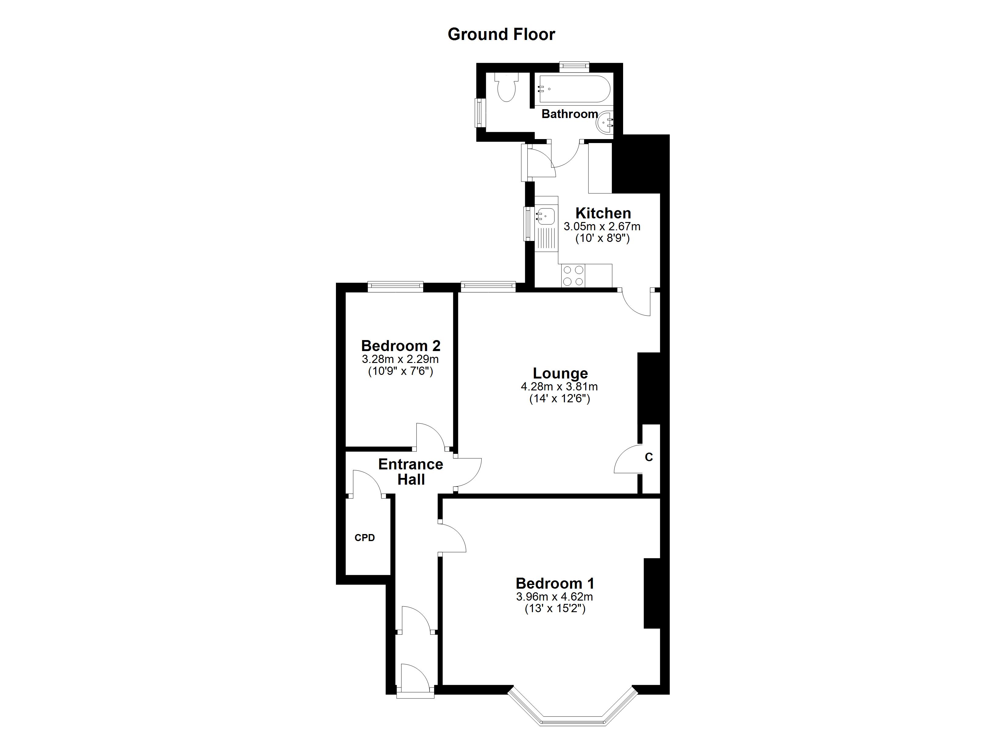 Salisbury Avenue, North Shields NE29, 2 bedroom flat for sale