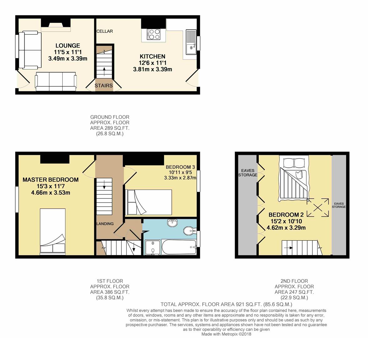 3 Bedrooms Terraced house for sale in Ulverston Road, Sheffield S8