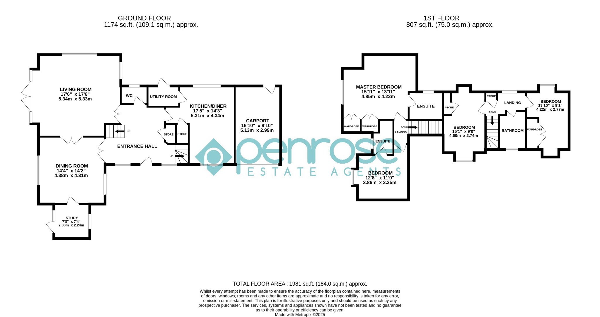 6 Brick Kiln Barns, Chaul End Road, Luton floorplan