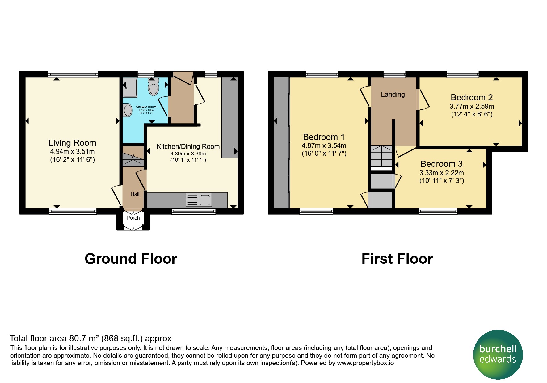34, Bishops Walk, MANSFIELD floorplan