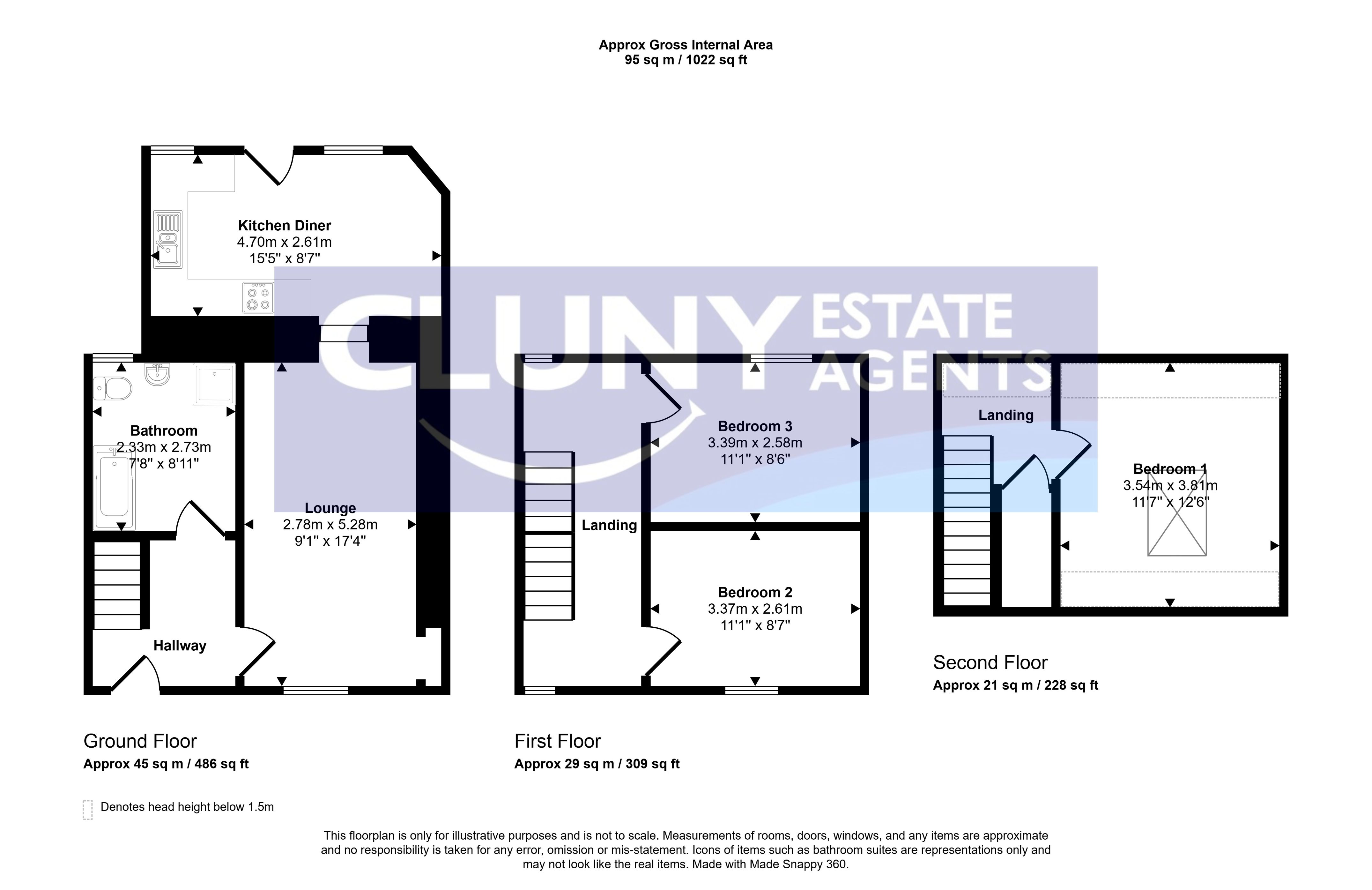 42, Gordon Street, Buckie floorplan