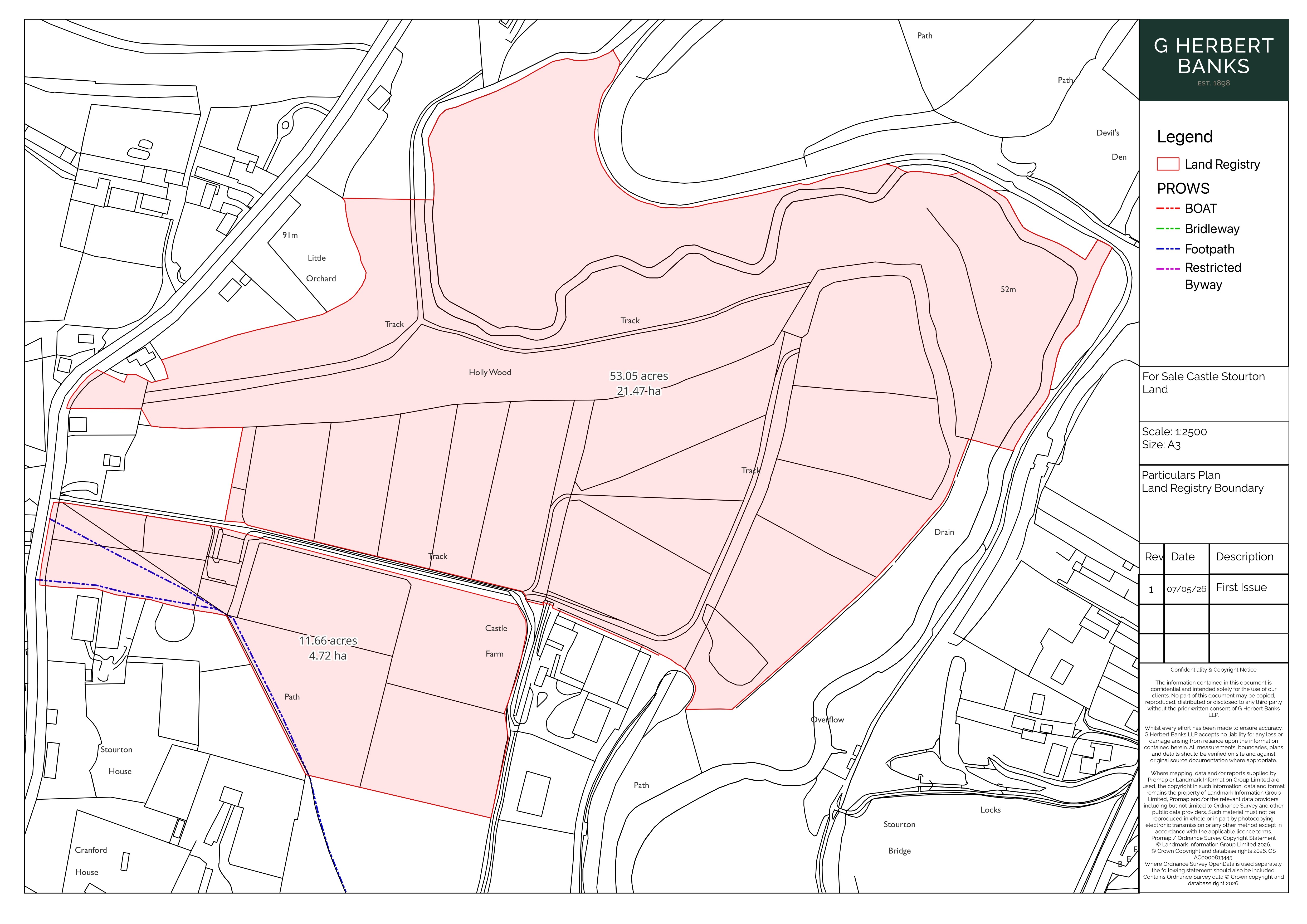 64.17 acres Land at Castle Farm, Greensforge Lane, Stourbridge floorplan