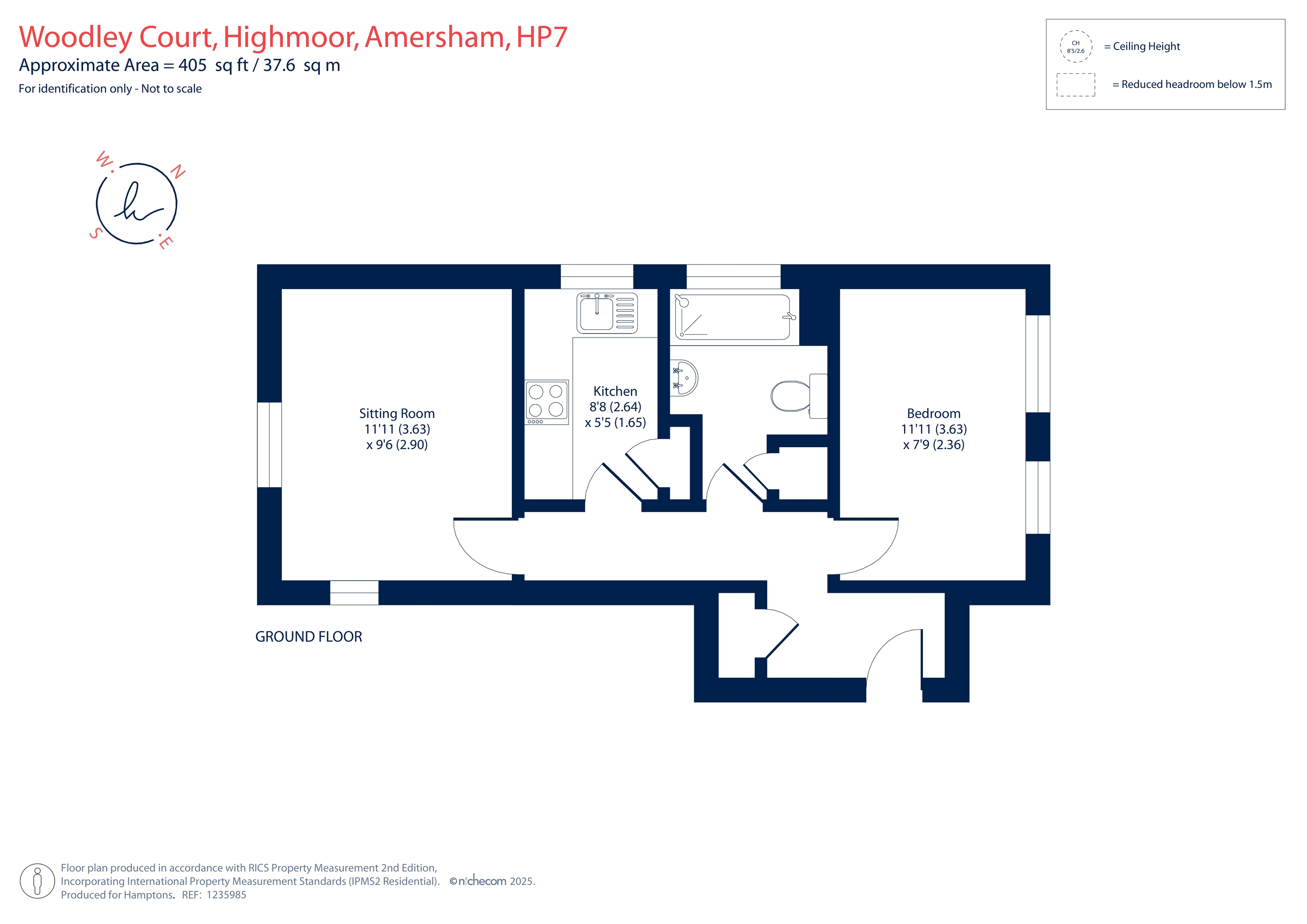16, Woodley Court, Amersham floorplan