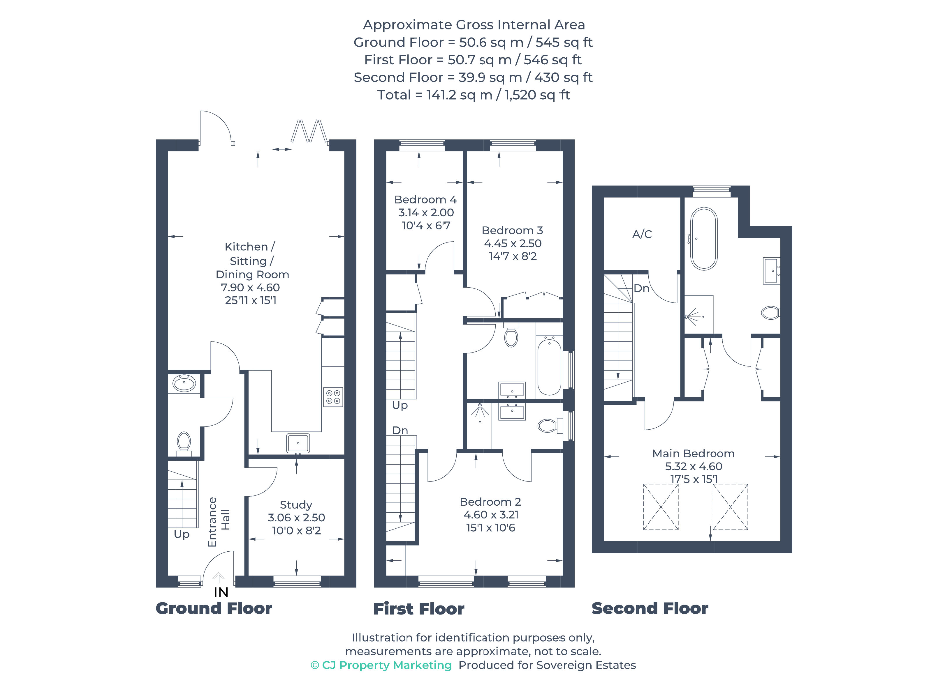 14, Ashlyns Road, Hertfordshire floorplan