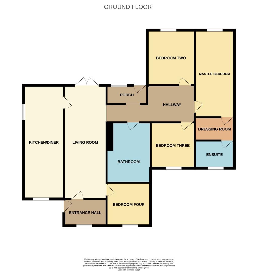 29, Woodifield Hill, Crook floorplan