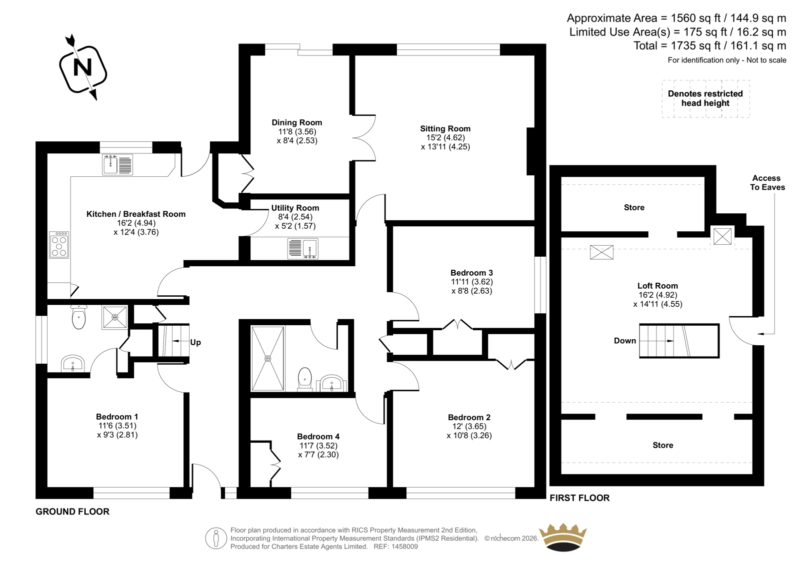 1, Thorn Close, Alton floorplan