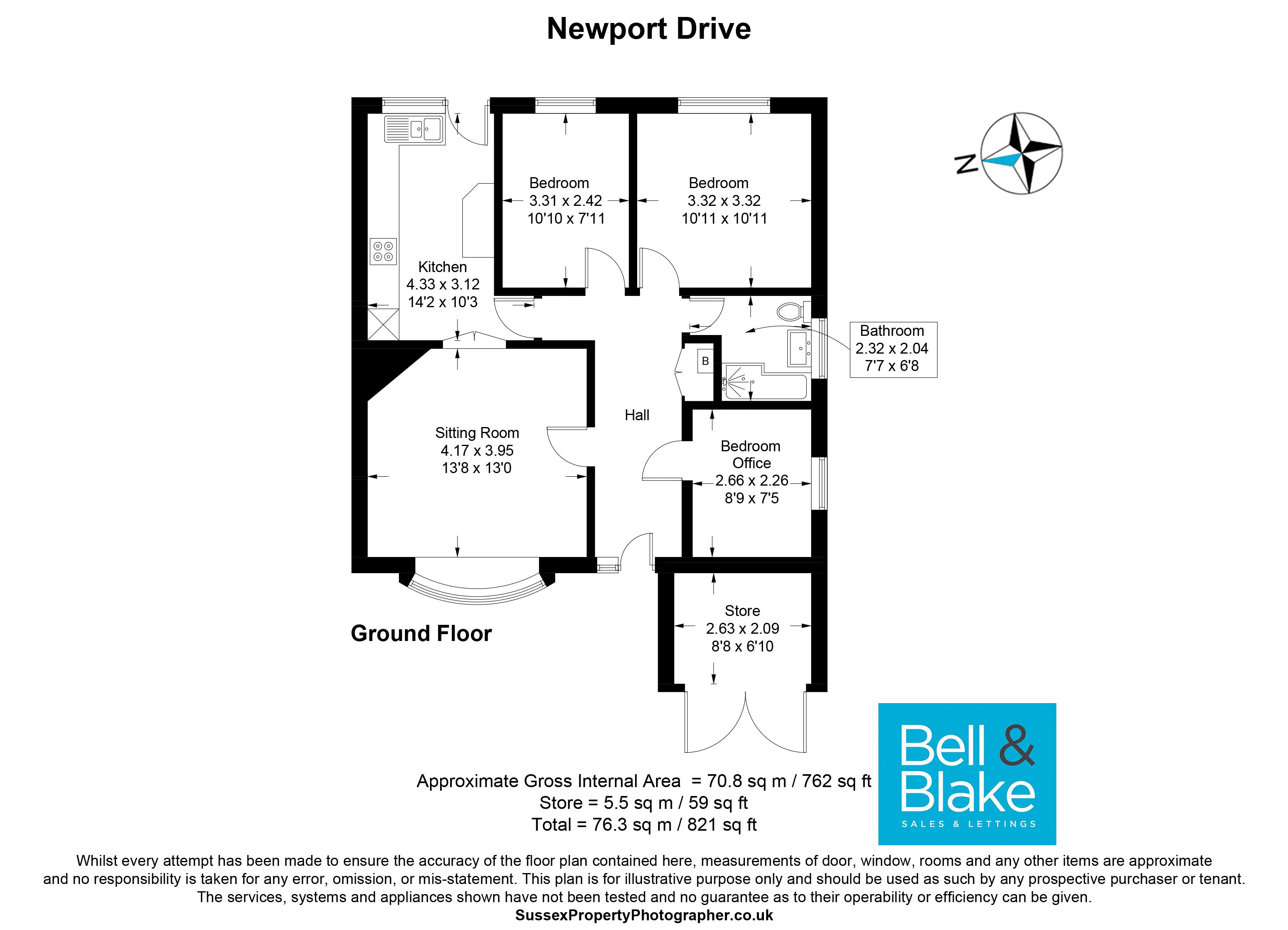 10, Newport Drive, Chichester floorplan