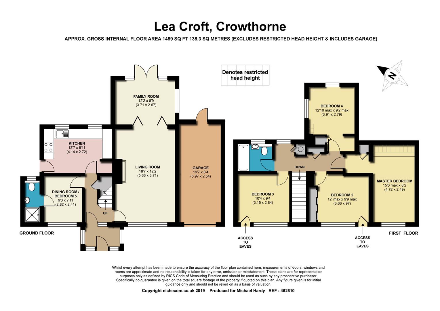 4 Bedrooms Detached house for sale in Lea Croft, Crowthorne, Berkshire RG45