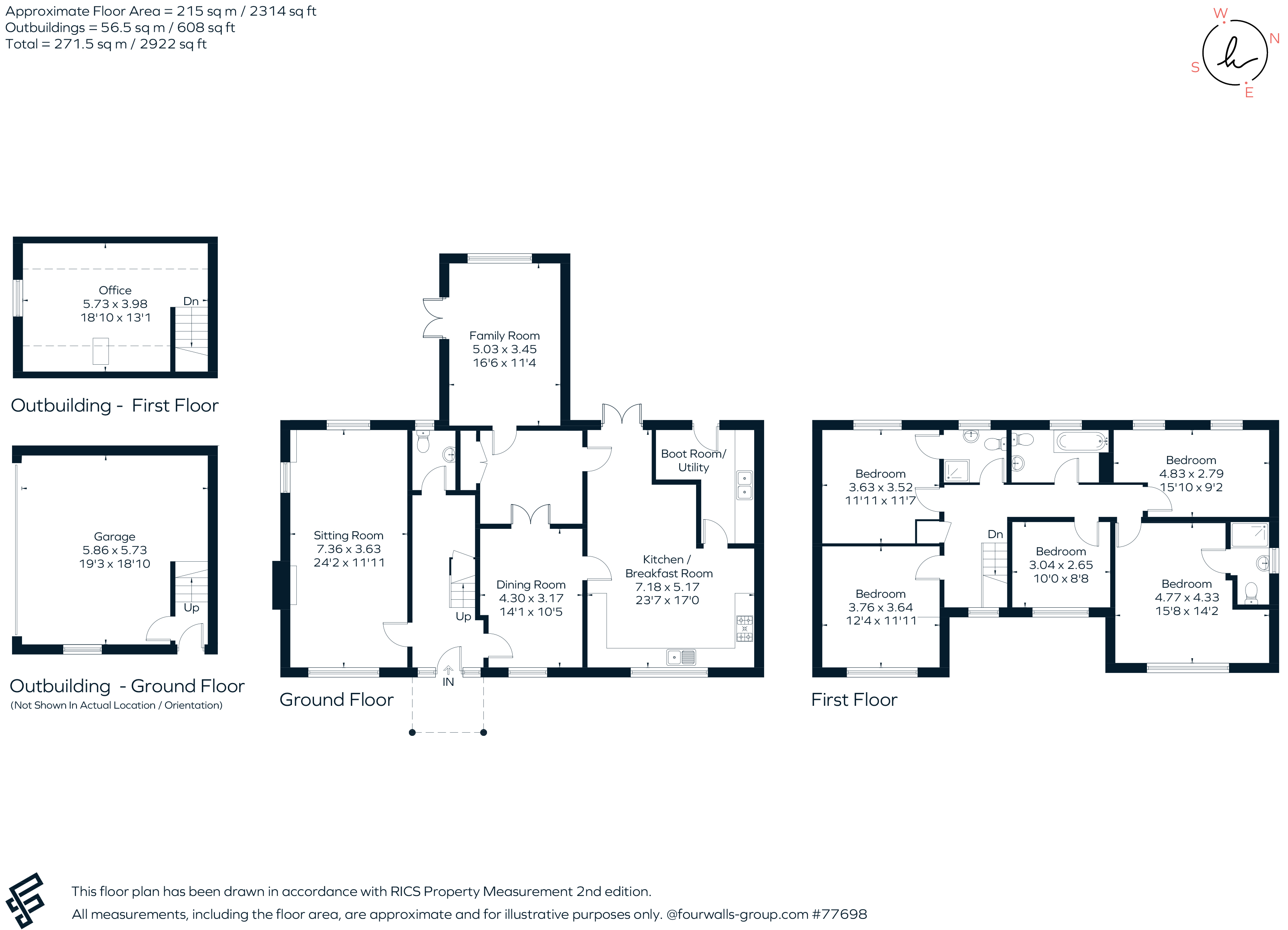Pipers, Stanton St Bernard, Marlborough floorplan