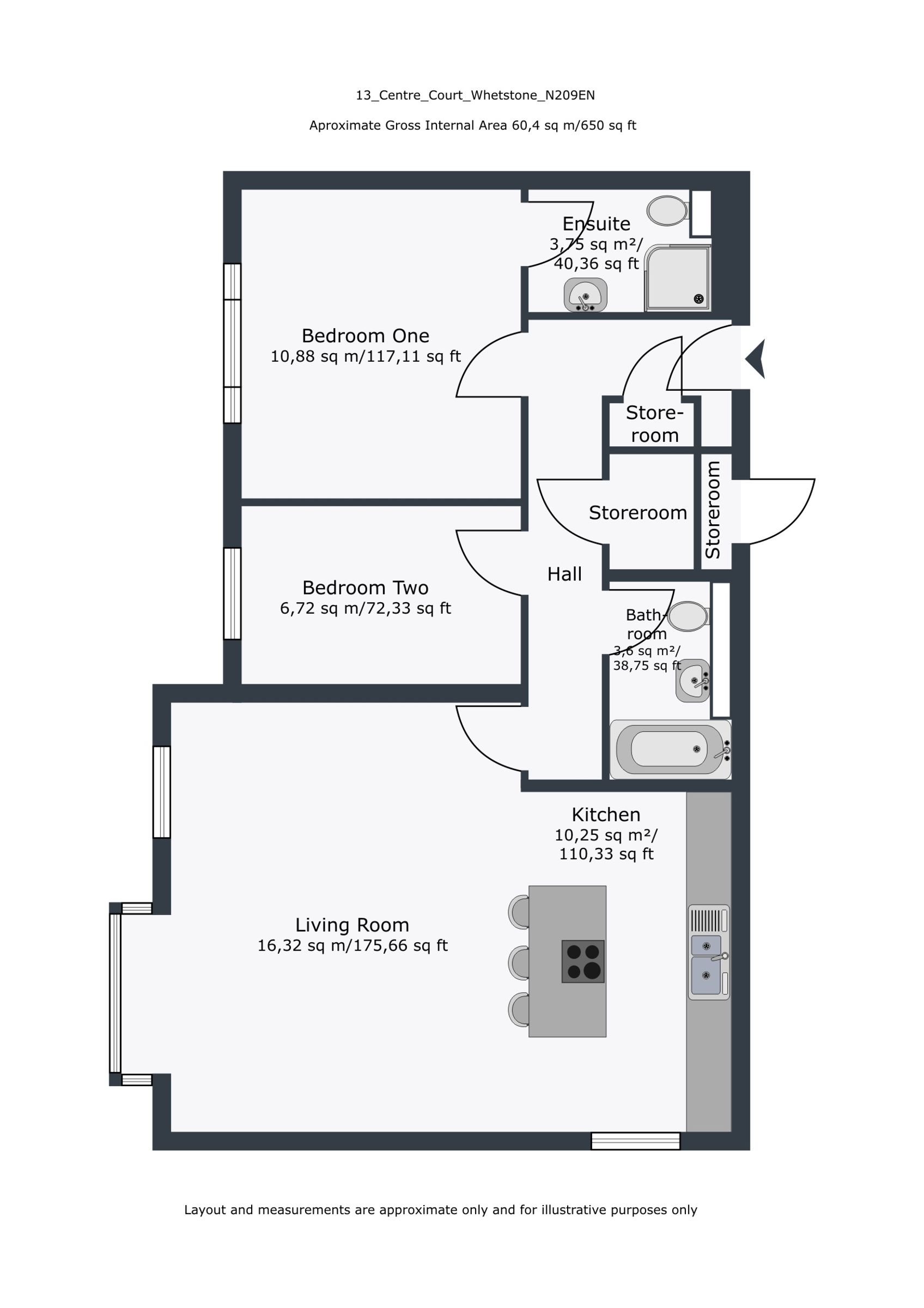 Centre Court 102-106 Oakleigh Road North, London floorplan