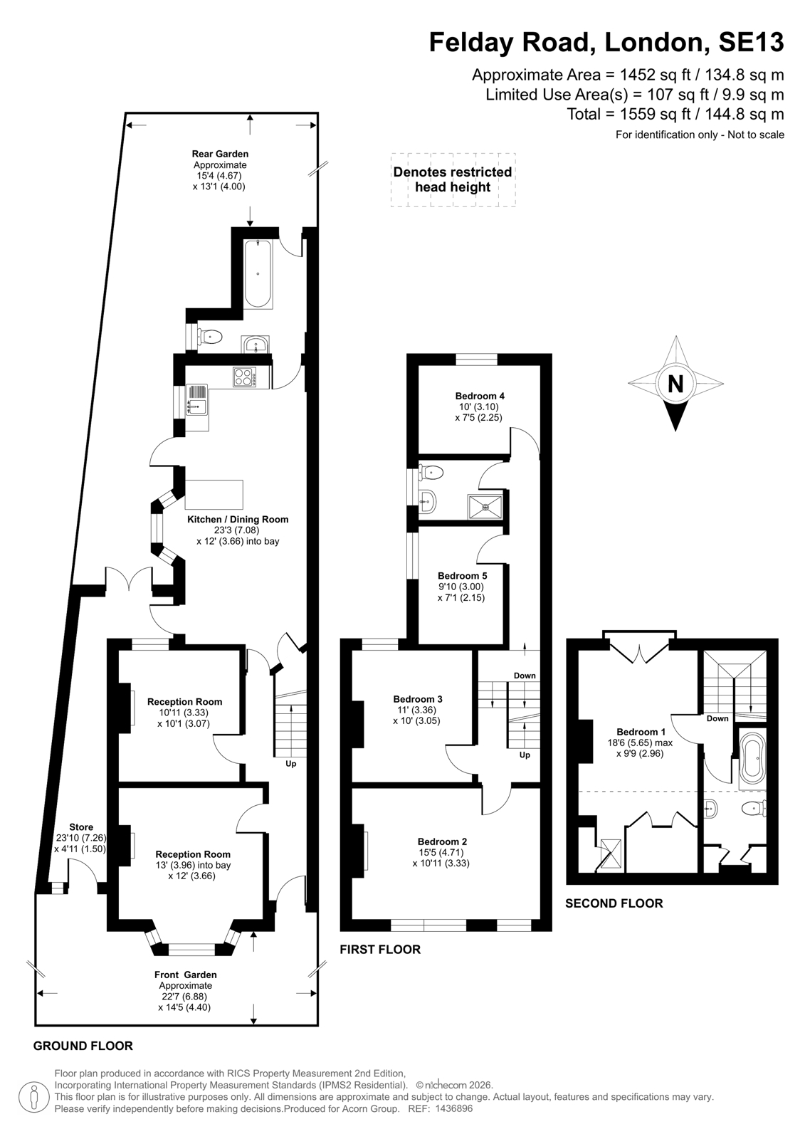1, Felday Road, London floorplan