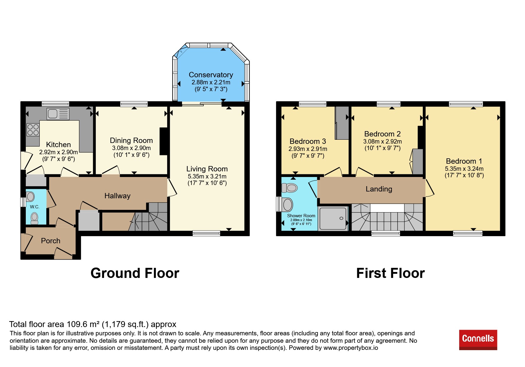 Creswell, Grove Crescent, Worcester floorplan