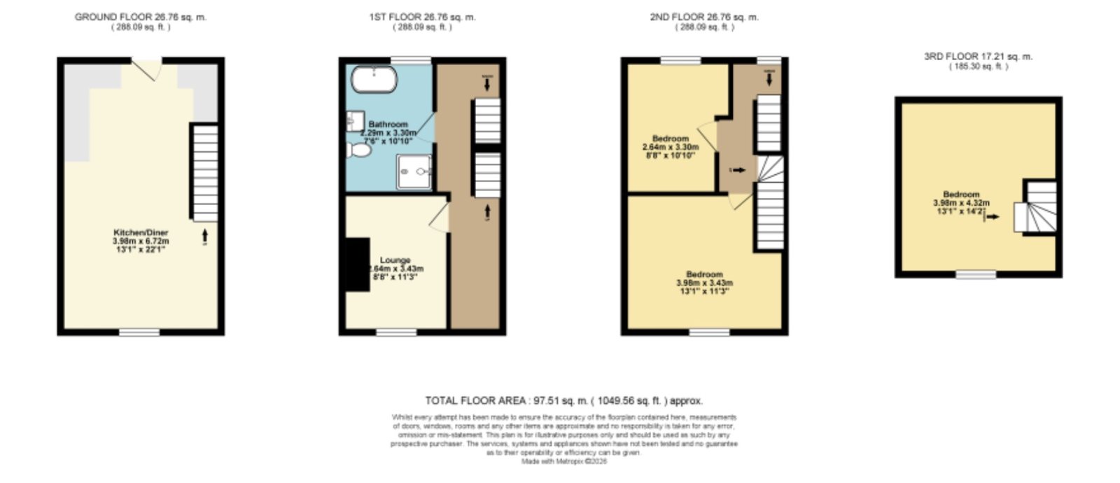 De Burgh Street, Dover floorplan