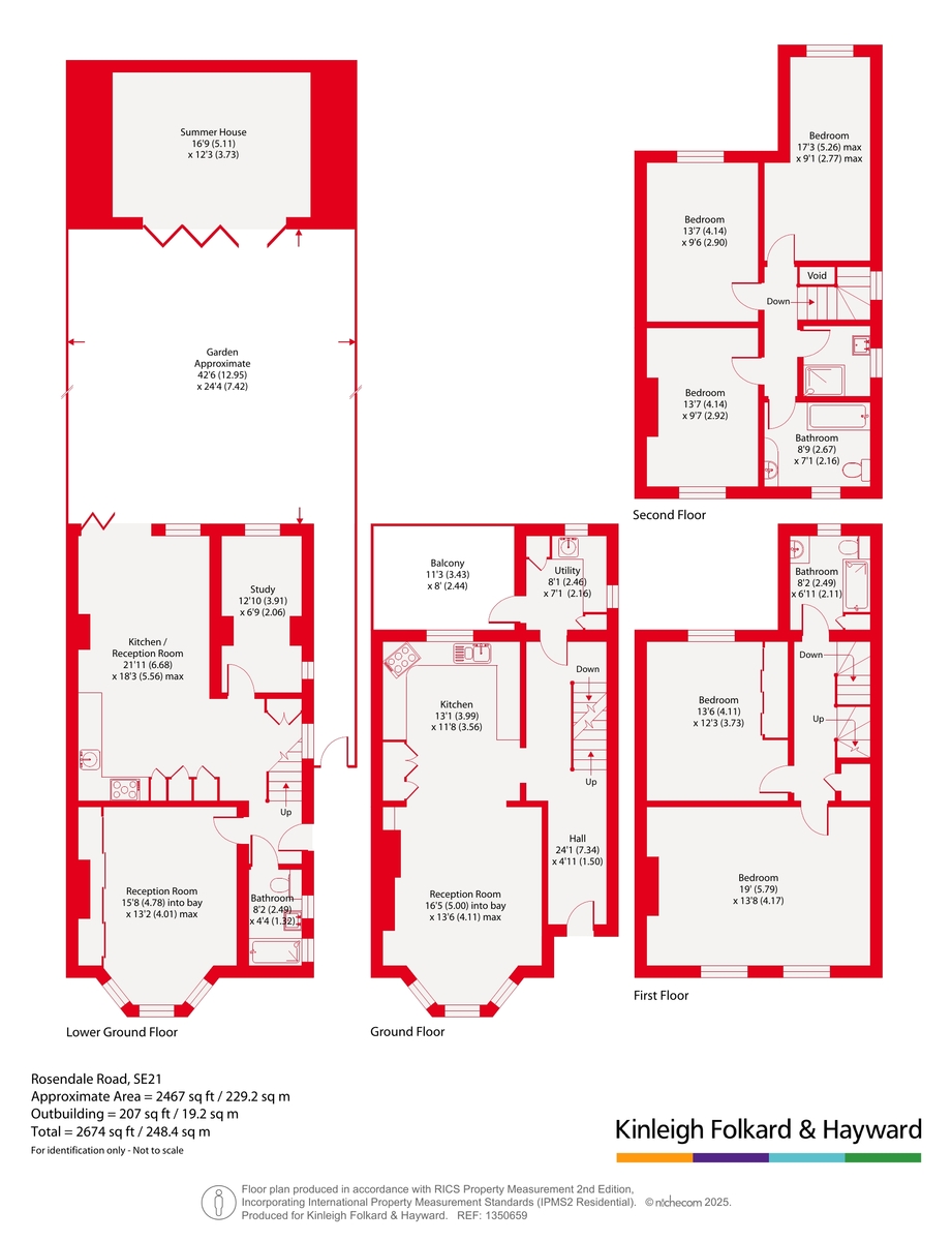 63, Rosendale Road, London floorplan
