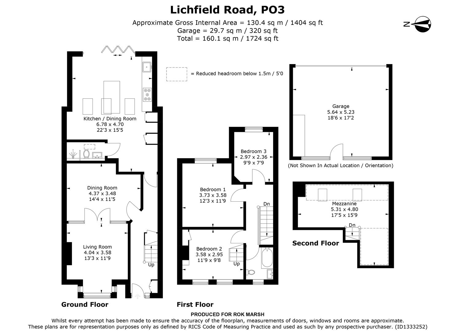 9, Lichfield Road, Portsmouth floorplan