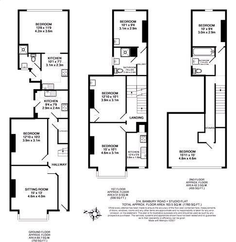 Banbury Road, Oxford floorplan