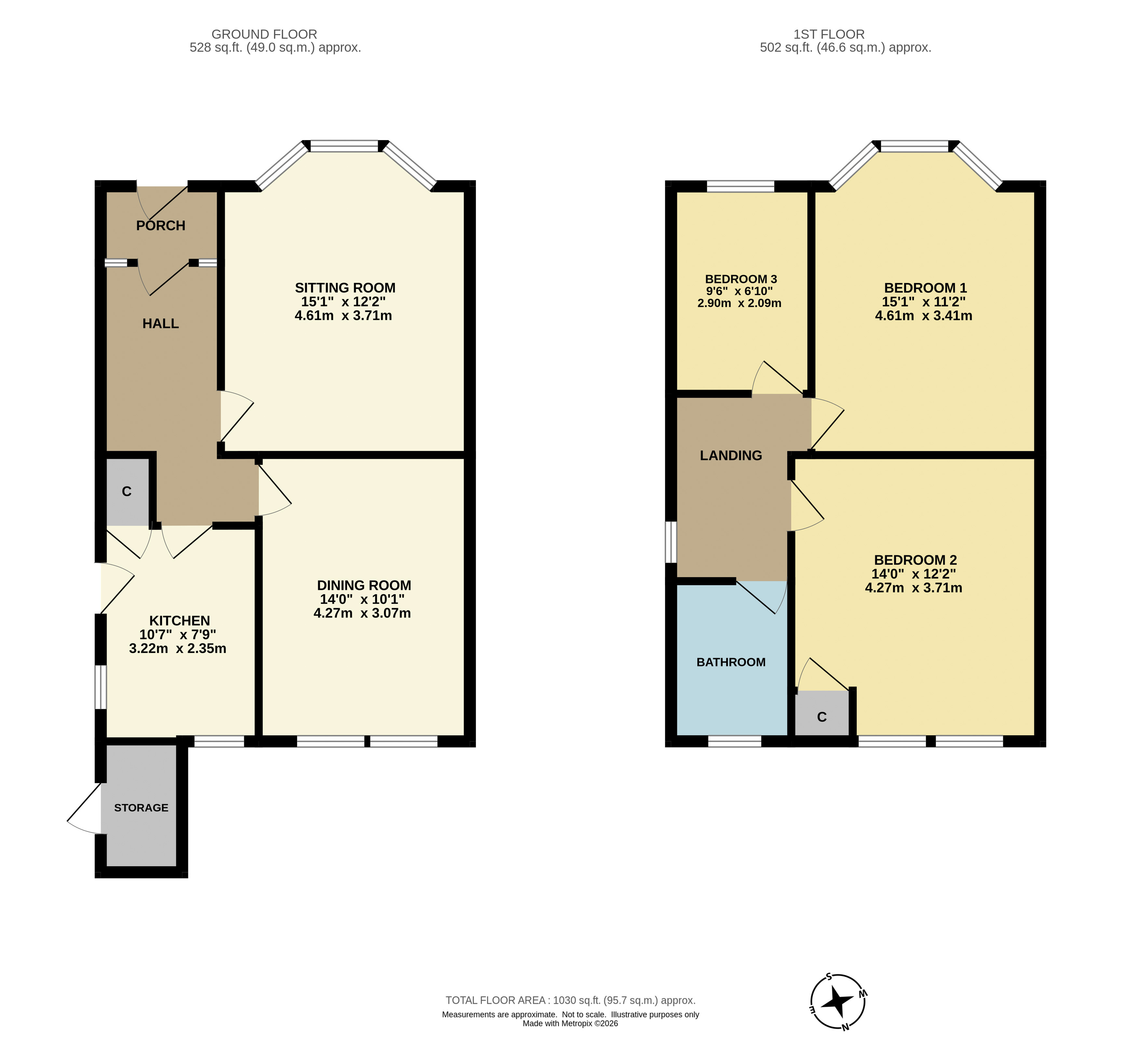 259, London Road East, Bath floorplan