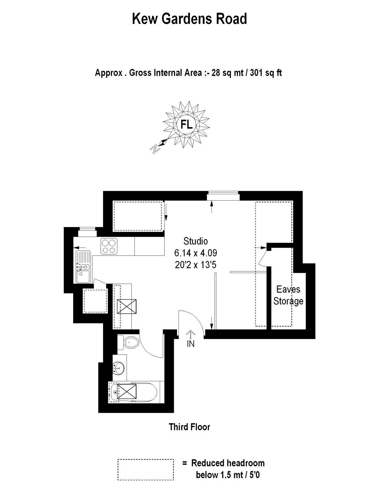 7, 12, Kew Gardens Road, Richmond floorplan