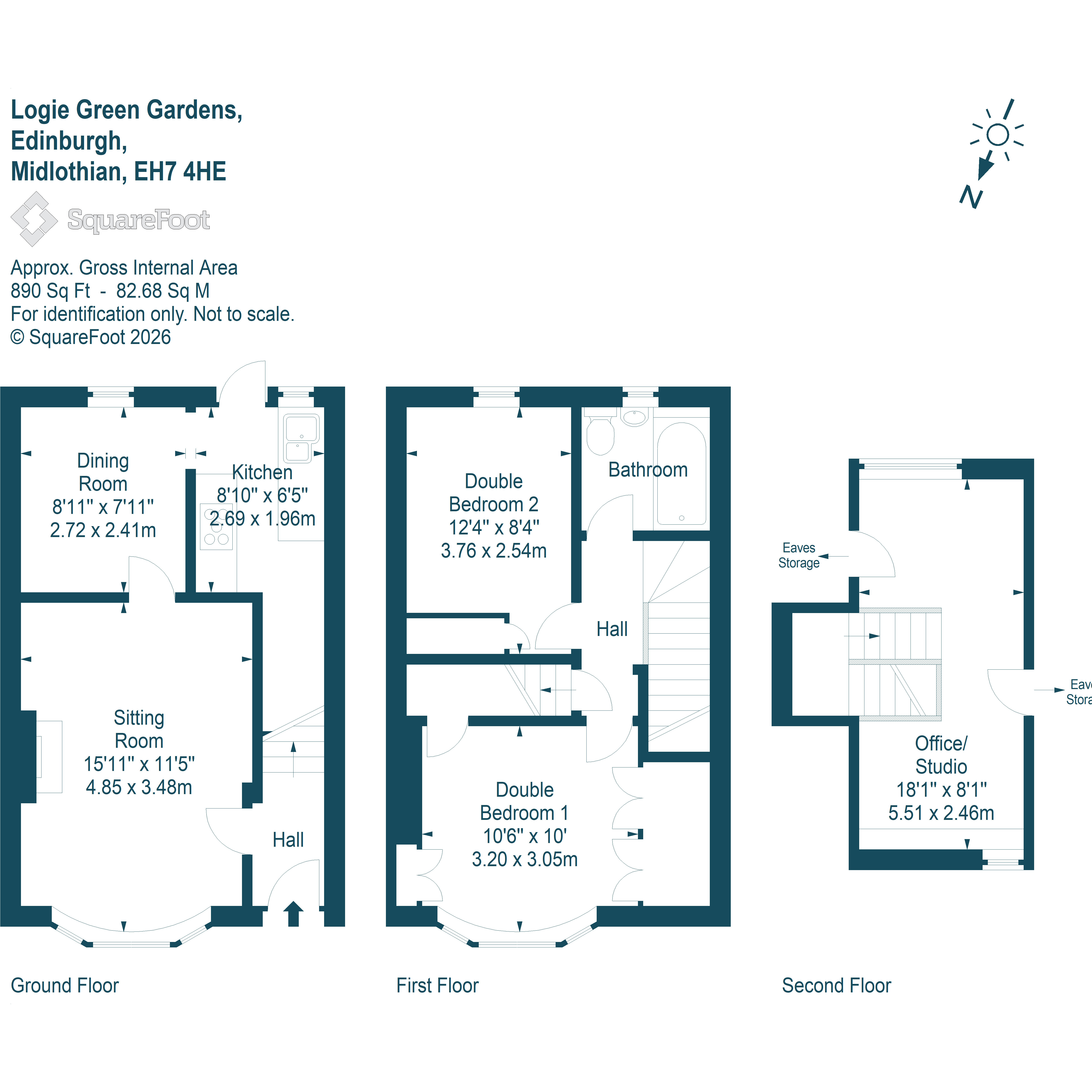 7, Logie Green Gardens, Edinburgh floorplan