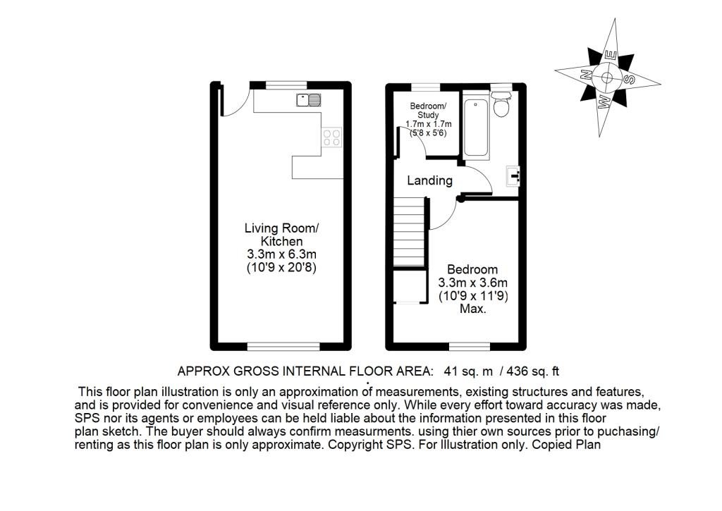 1b, Heather Close, Carterton floorplan