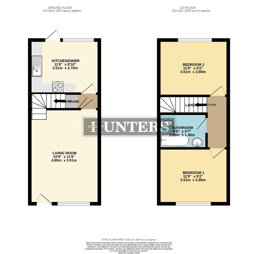 5, Malling Walk, Scunthorpe floorplan