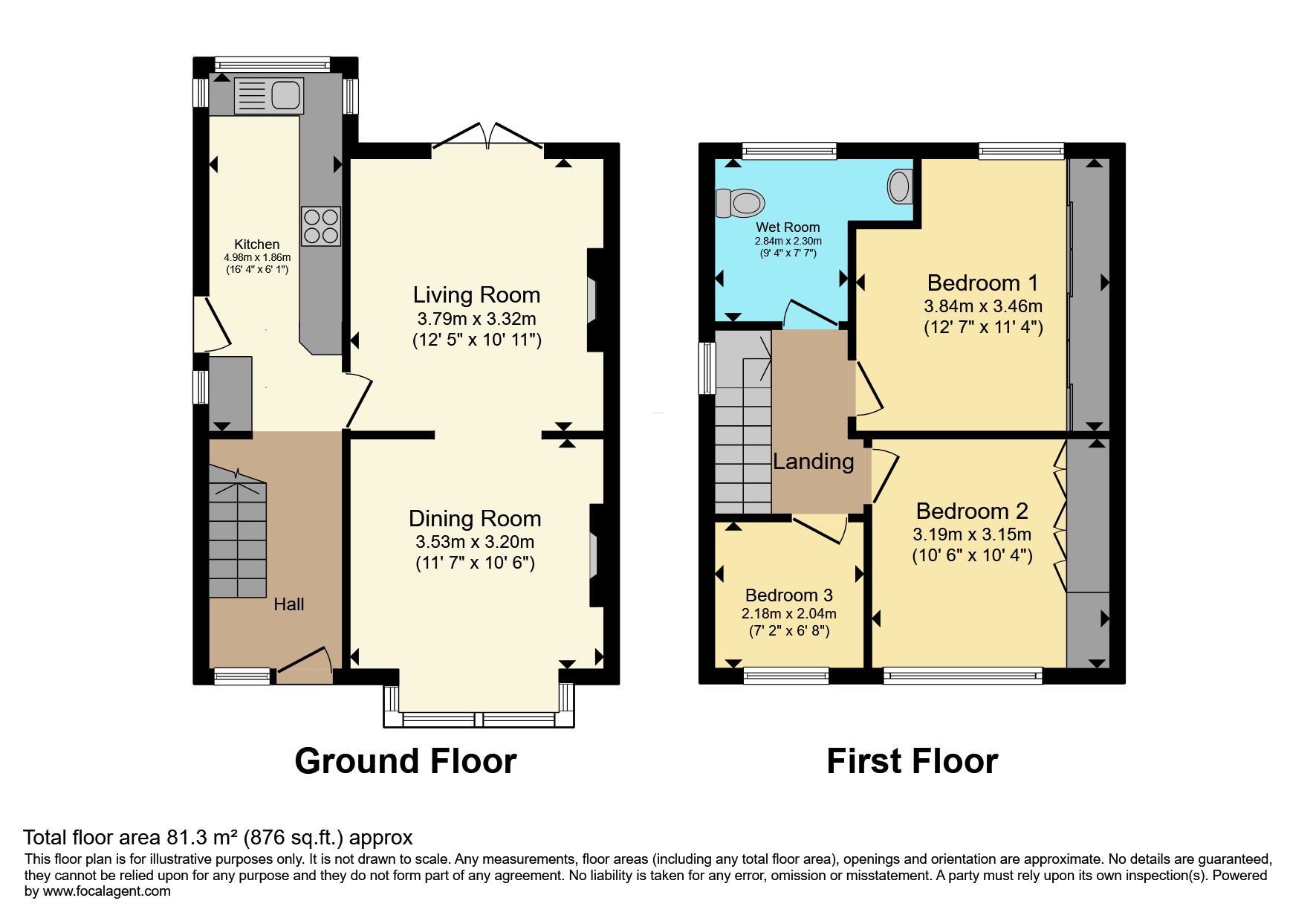 27, Ainsdale Road, Barnsley floorplan