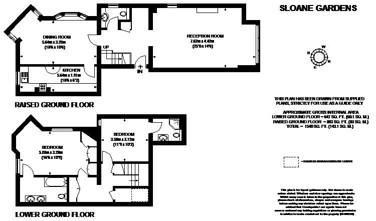 2 Bedrooms Flat to rent in Sloane Gardens, London SW1W