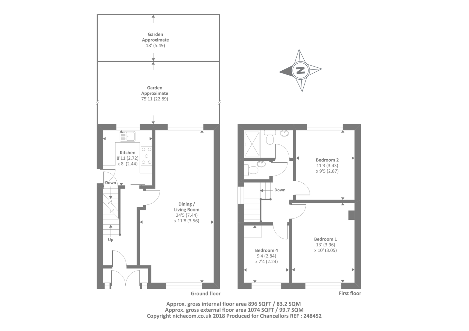 49, Deeds Grove, High Wycombe floorplan