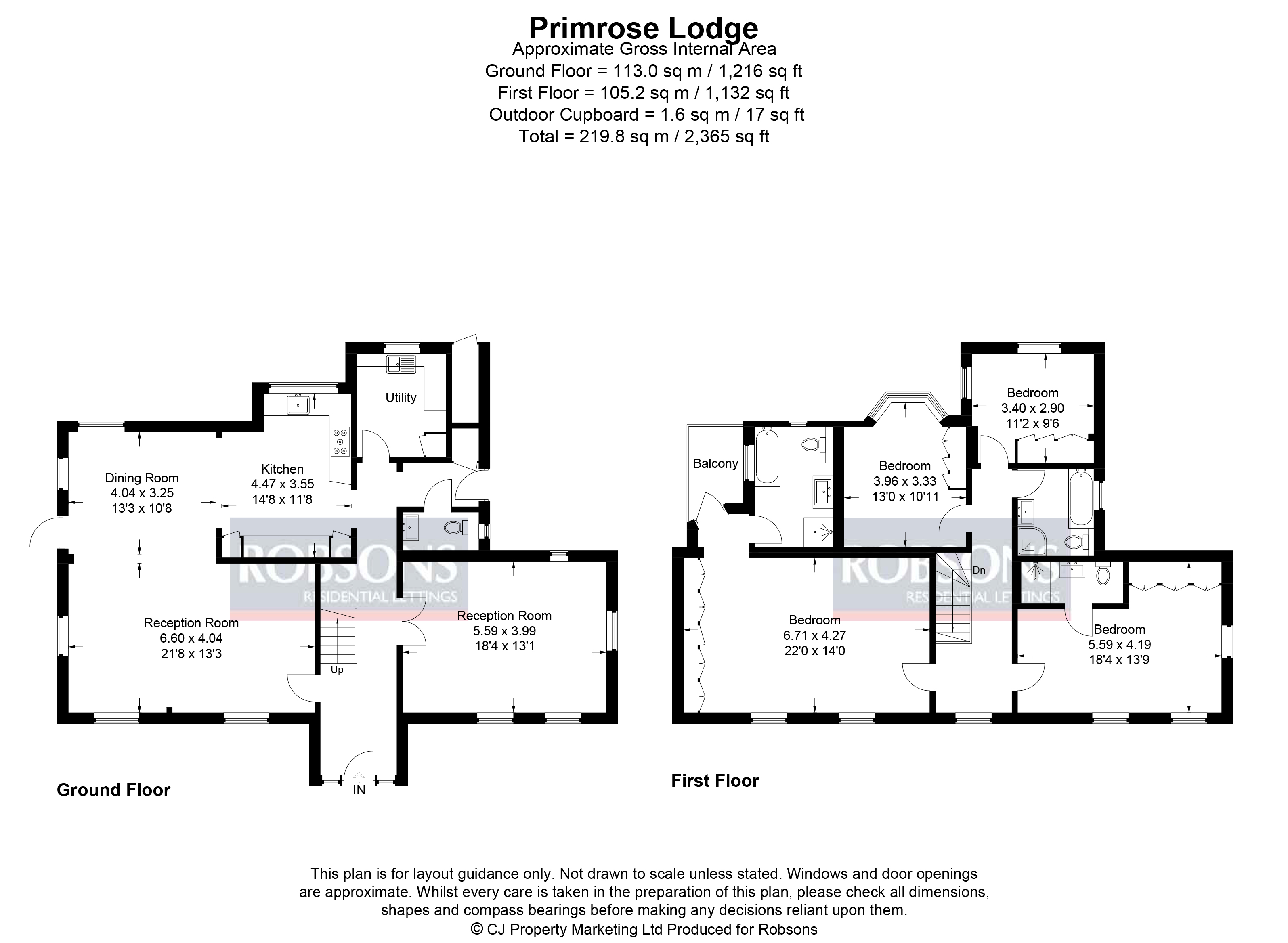 Primrose Lodge, London Road, Rickmansworth floorplan